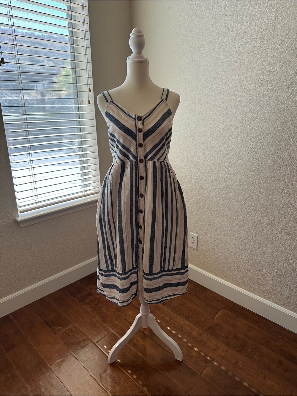 Striped Linen Dress